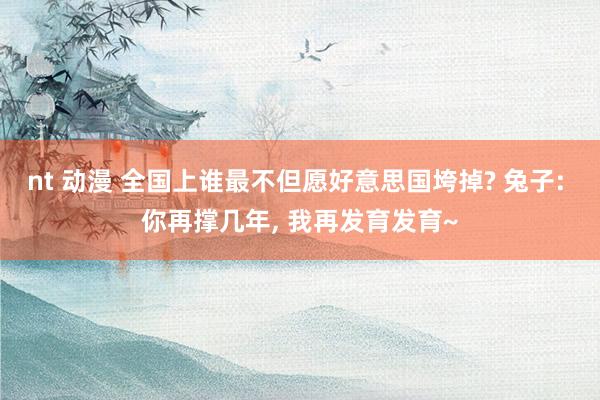 nt 动漫 全国上谁最不但愿好意思国垮掉? 兔子: 你再撑几年， 我再发育发育~