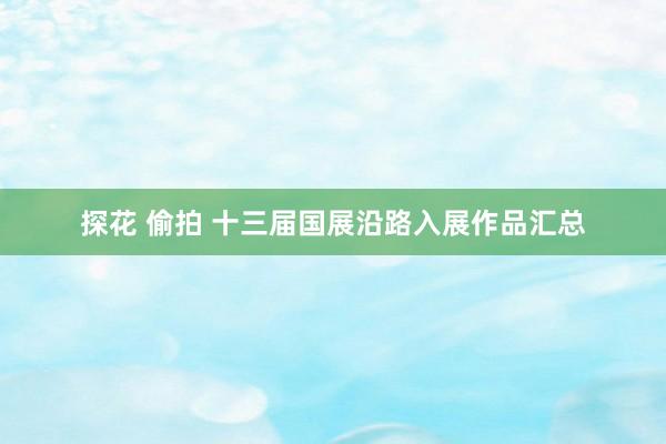 探花 偷拍 十三届国展沿路入展作品汇总