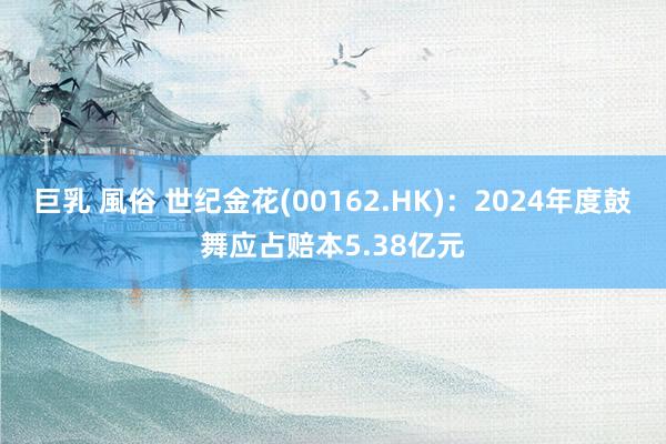 巨乳 風俗 世纪金花(00162.HK)：2024年度鼓舞应占赔本5.38亿元