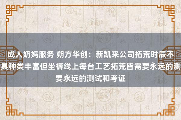 成人奶妈服务 朔方华创：新凯来公司拓荒时辰不长涉足家具种类丰富但坐褥线上每台工艺拓荒皆需要永远的测试和考证